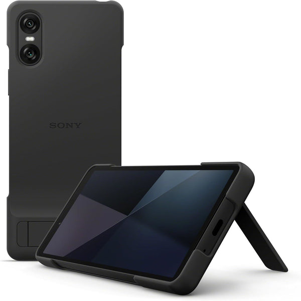 Sony Xperia 10 VI Style Cover with Stand Black - XQZ-CBES/BGENG