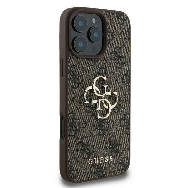 Guess 4G Big Logo Case for iPhone 16 Pro Max 6.9" Brown - GUHCP16X4GMGBR