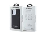 Karl Lagerfeld Hotel RSG Case for iPhone 16 Pro 6.3" Black - KLHCP16LPGWCMKHK