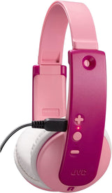 JVC Tinyphones Stereo Kids Wireless Bluetooth Headphones Pink - HA-KD10W-P-E