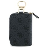 Guess PU 4G Script Logo Accessories & Key Pouch with Internal Card Slot Black - GUABP4DPTK