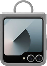 Samsung Galaxy Z Flip 6 Silicone Case with Ring Grey - EF-PF741TJEGWW