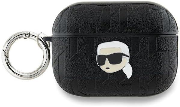 Karl Lagerfeld Monogram Karl Head Case for AirPods Pro 2 Black - KLAP2PGKIPK