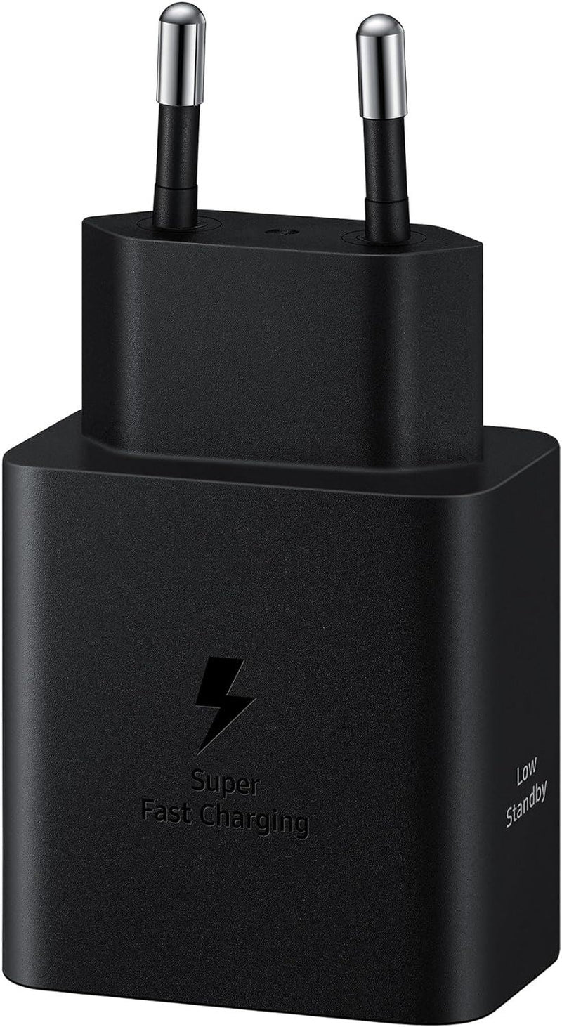 Samsung 45W USB C Mains Charger with 5 Amp Type C Cable Black EU Plug - EF-T4511XBEGEU