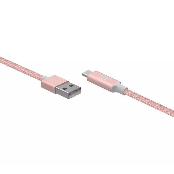 Griffin 1M Charge Sync Cable with USB A to USB C Connector Rose Gold - GP-005-RGLD