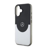 Mercedes Double Layer Case with MagSafe for iPhone 16 6.1" Black/Silver - MEHMP16S23HBIGK