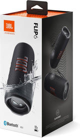 JBL Flip 6 Portable Waterproof Rugged Wireless Bluetooth Speaker Black - JBLFLIP6BLKEU