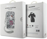 Hello Kitty Graffiti Head Universal Phone Bag with Strap White - HKPBPDGPHE