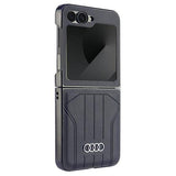 Audi Synthetic Leather Hardcase for Samsung Galaxy Z Flip 6 Black - AU-TPUPCFlip6-Q5/D1-BK