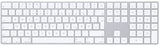 Apple Magic Keyboard With Numeric Keypad Portuguese Silver A1843 - MQ052PO/A