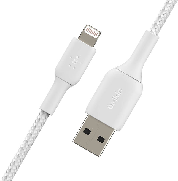 Belikn Boost Charge 1M Braided USB C to Lightning Cable White - CAA004bt1MWH