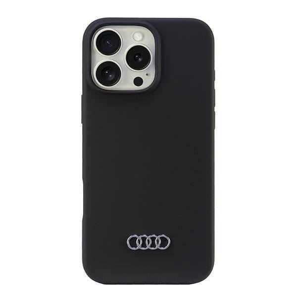 Audi Silicone Hardcase for iPhone 16 Pro Max 6.9" Black - AU-LSRIP16PM-Q3/D1-BK