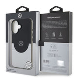 Mercedes Double Layer Case with MagSafe for iPhone 16 6.1" Black/Silver - MEHMP16S23HBIGK