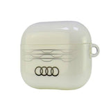 Audi IML Geometric Pattern AirPods 3 Cover White - AU-IMLAP3-A6/D3-WE