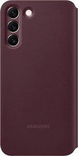 Samsung Galaxy S22 Plus Smart Clear View Cover Burgandy - EF-ZS906CEEGWW