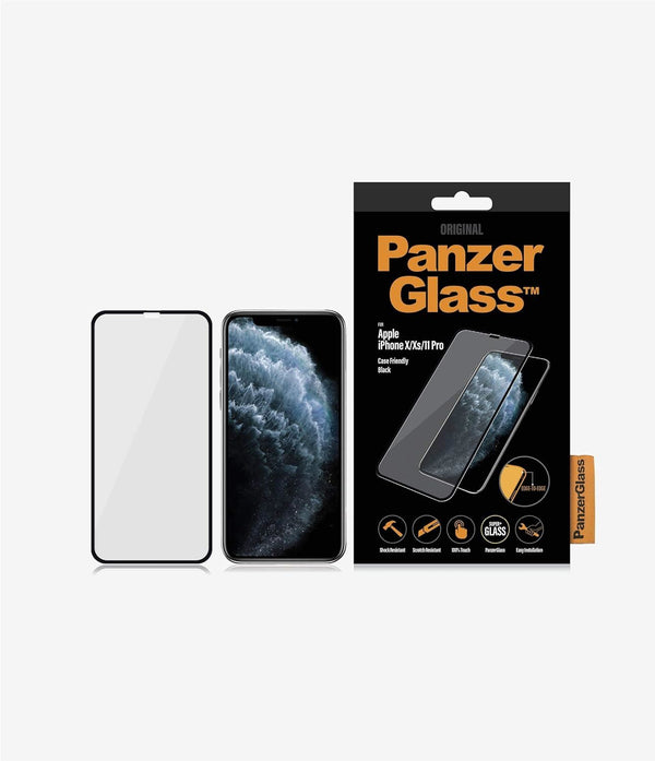 Panzer Glass Case Friendly Screen Protector for iphone X/XS/11 Pro 5.8" Black - 2664