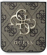 Guess PU Big 4G Metal Logo Case for Samsung Galaxy Z Flip 6 Brown - GUHCZF64GMGBR