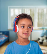 JVC Tinyphones Stereo Kids Wired 3.5mm Headphones Red/Blue - HA-KD7RN-E