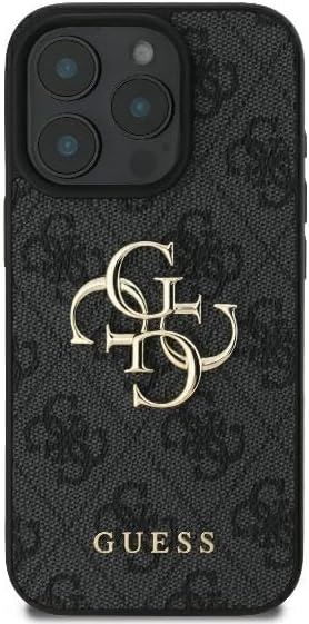 Guess 4G Big Logo Case for iPhone 16 Pro Max 6.9" Black - GUHCP16X4GMGGR