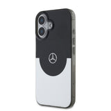 Mercedes Double Layer Case with MagSafe for iPhone 16 6.1" Black/Silver - MEHMP16S23HBIGK