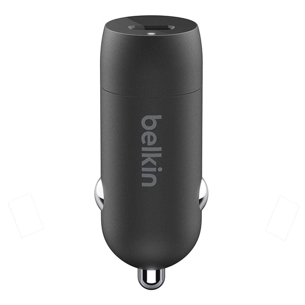 Belkin 18W USB C Car Charger Black - F7U099btBLK