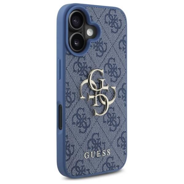 Guess 4G Big Logo Case for iPhone 16 6.1" Blue - GUHCP16S4GMGBL