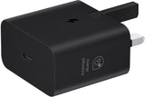 Samsung 3 Amp 25W USB C UK Mains Charger Black - EP-T2510NBEGGB