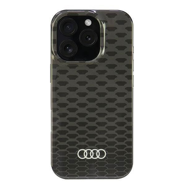 Audi IML Stitching Pattern Hardcase with MagSafe for iPhone 16 Pro 6.3" Black - AU-IMLMIP16P-Q5/D3-BK