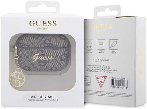 Guess 4G Charm Collection Case for Airpods Pro 2 Brown - GUAP2G4GSMW