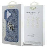 Guess 4G Big Logo Case for iPhone 16 6.1" Blue - GUHCP16S4GMGBL