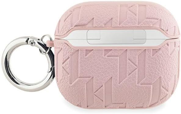 Karl Lagerfeld Monogram Karl Head Case for AirPods 3 Pink - KLA3PGKIPP