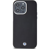 BMW Signature Wrapped Metal Logo with MagSafe for iphone 15 Pro Max 6.7" Black - BMHMP15X23PUFWK