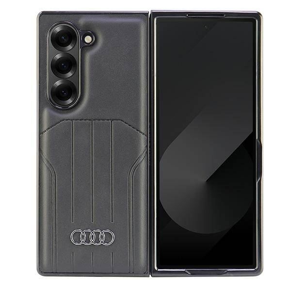 Audi Synthetic Leather Hardcase with MagSafe for Samsung Galaxy Z Fold 6 Black - AU-TPUPCMFold6-Q5/D1-BK