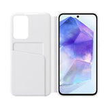 Samsung Galaxy A55 5G Smart View Wallet Case White - EF-ZA556CWEGWW