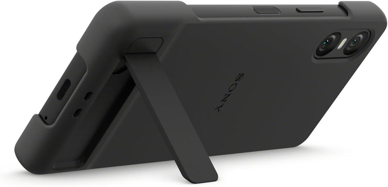 Sony Xperia 10 VI Style Cover with Stand Black - XQZ-CBES/BGENG