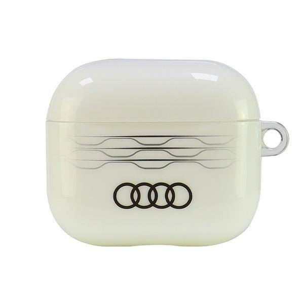 Audi IML Geometric Pattern AirPods 3 Cover White - AU-IMLAP3-A6/D3-WE