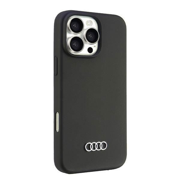 Audi Silicone Hardcase for iPhone 16 Pro Max 6.9" Black - AU-LSRIP16PM-Q3/D1-BK