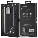 BMW Perforated Twisted Line with MagSafe Case for iphone 15 Pro Max 6.7" Black - BMHMP15X23PUCPK