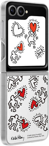 Samsung Galaxy Z Flip 6 Flipsuit Case Keith Haring Edition White - EF-ZF741CWEGWW