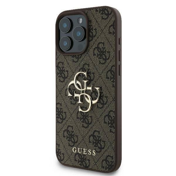 Guess 4G Big Logo Case for iPhone 16 Pro Max 6.9" Brown - GUHCP16X4GMGBR