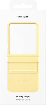 Samsung Galaxy Z Flip 6 Faux Leather/Kindsuit Case Yellow - EF-VF741PYEGWW