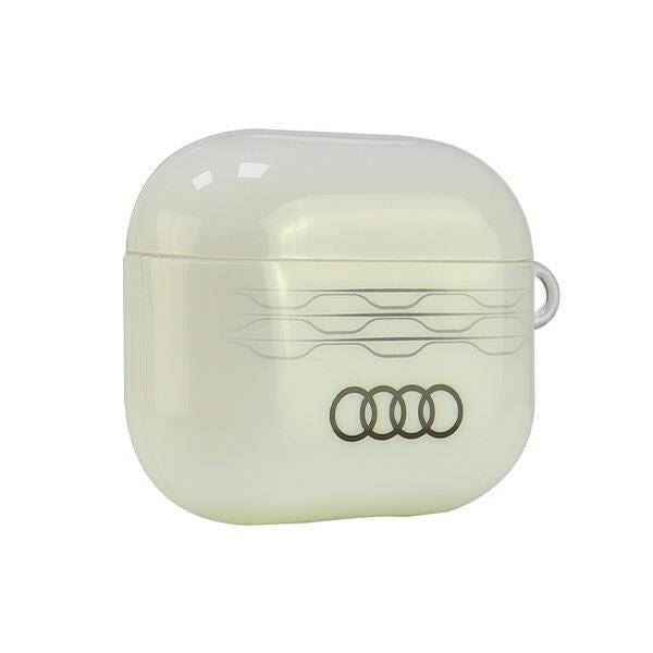 Audi IML Geometric Pattern AirPods 3 Cover White - AU-IMLAP3-A6/D3-WE