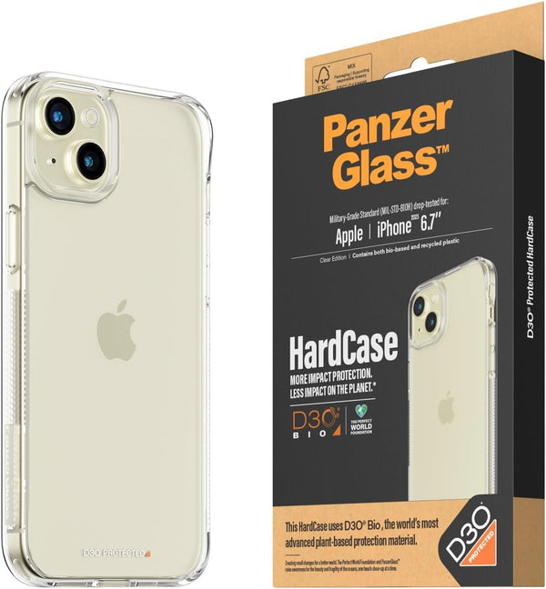 Panzer Glass Military Grade Standard Drop Tested Case for iPhone 15 Plus 6.7" Clear Edition - 1174