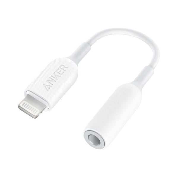 Anker 3.5mm Audio Adapter with MFi Connector White - A8193H21