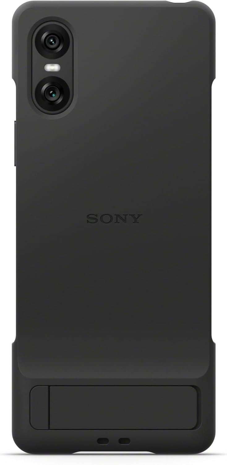 Sony Xperia 10 VI Style Cover with Stand Black - XQZ-CBES/BGENG