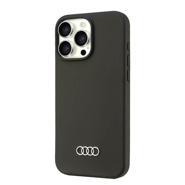 Audi Silicone Hardcase for iPhone 16 Pro Max 6.9" Black - AU-LSRIP16PM-Q3/D1-BK