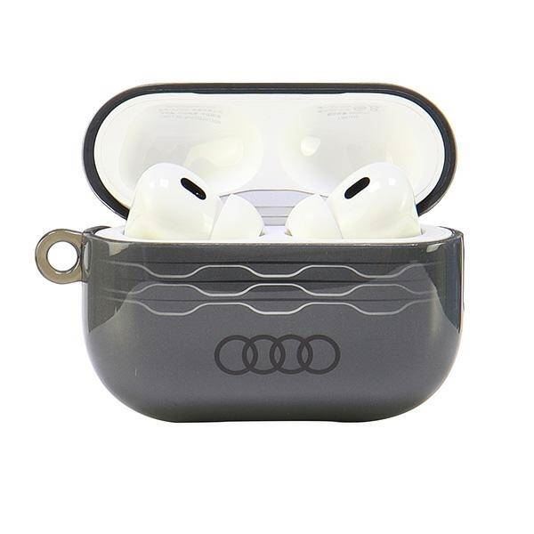 Audi IML Geometric Pattern AirPods Pro 2 Cover Grey - AU-IMLAPP2-A6/D3-GY