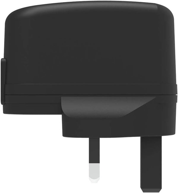 Griffin 2.4 Amp UK Mains Charger with USB A to Micro USB Cable Black - GP-011-BLK