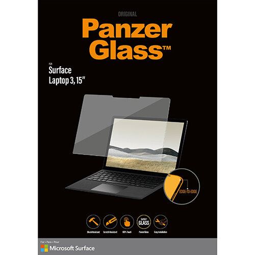 Panzer Glass Edge to Edge Design Screen Protection for Microsoft Surface Laptop 3/4 15" Clear - 6256