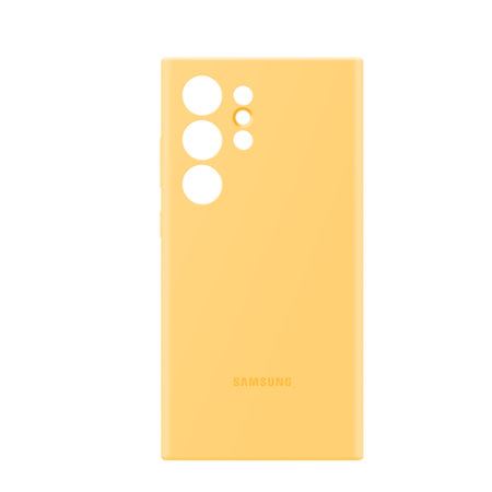 Samsung Galaxy S24 Ultra Silicone Case Yellow - EF-PS928TYEGWW